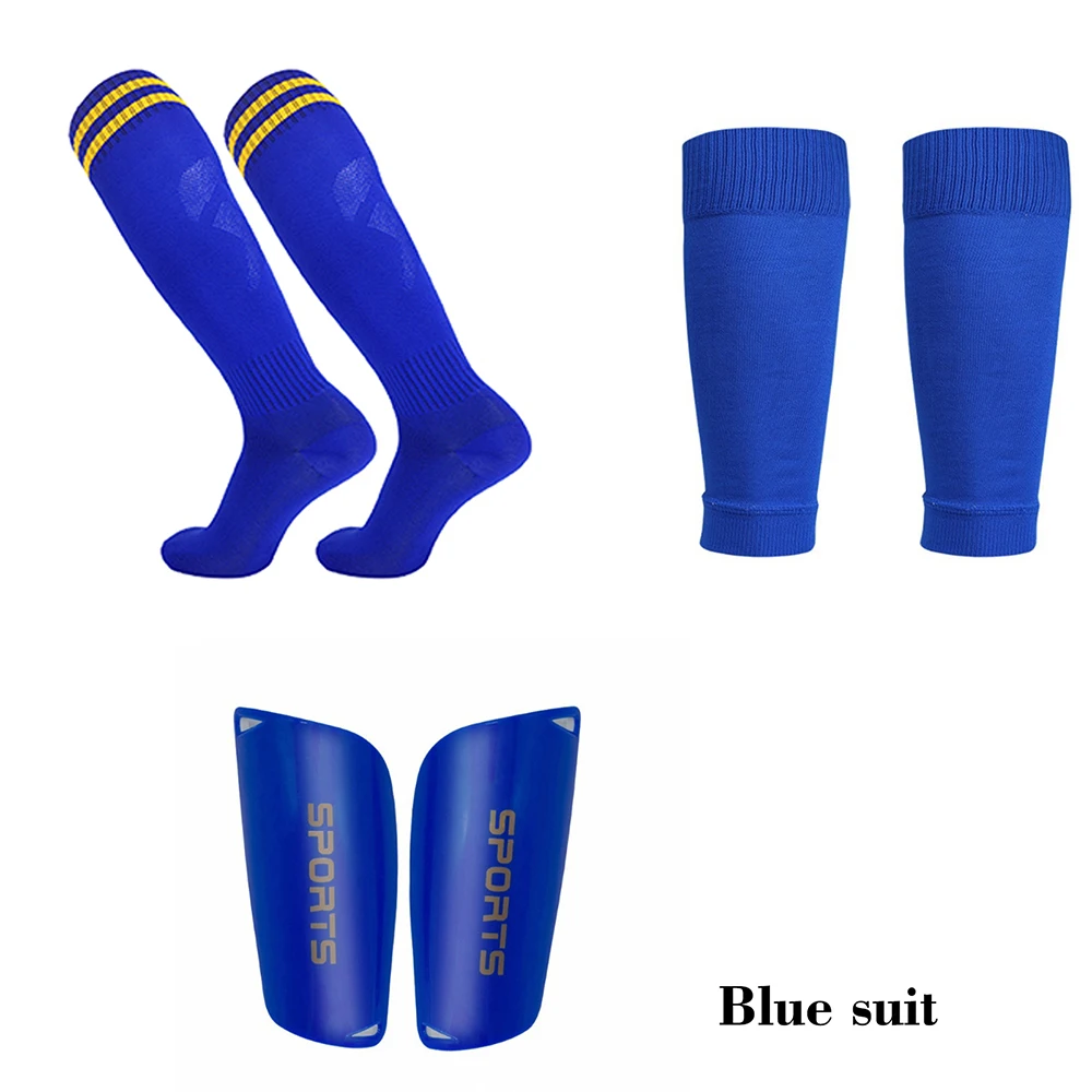 1 Kits Hight Elasticity Shin Guard Sleeves For Adults Kids Soccer Grip Sock Professional Legging Cover Sports Protective Gear