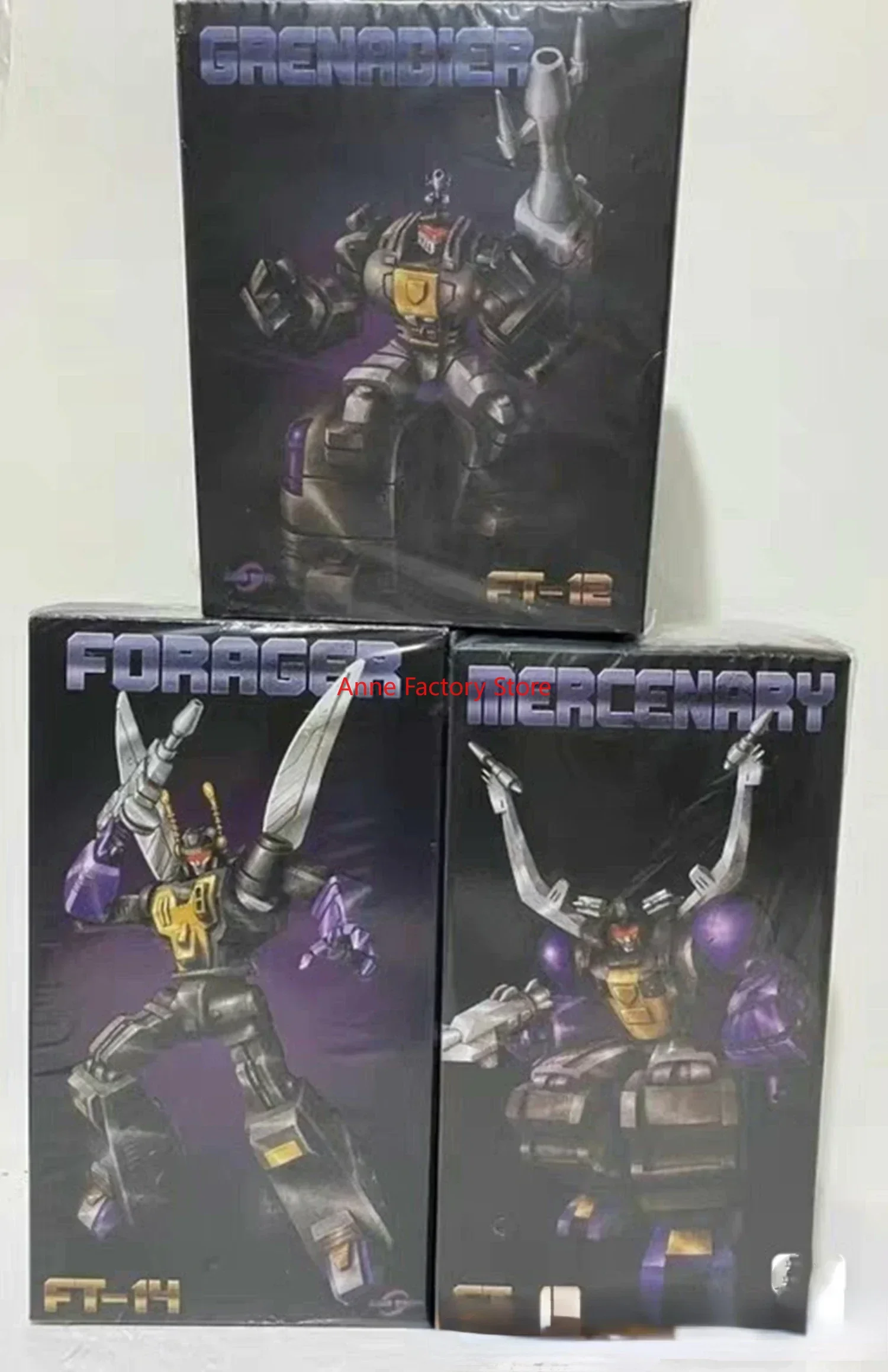 

In Stock FansToys Transformed FT-12 FT-13 FT-14 Insecticon Kickback SHRAPNEL Bombshell Mp Ratio Robot Action Figure
