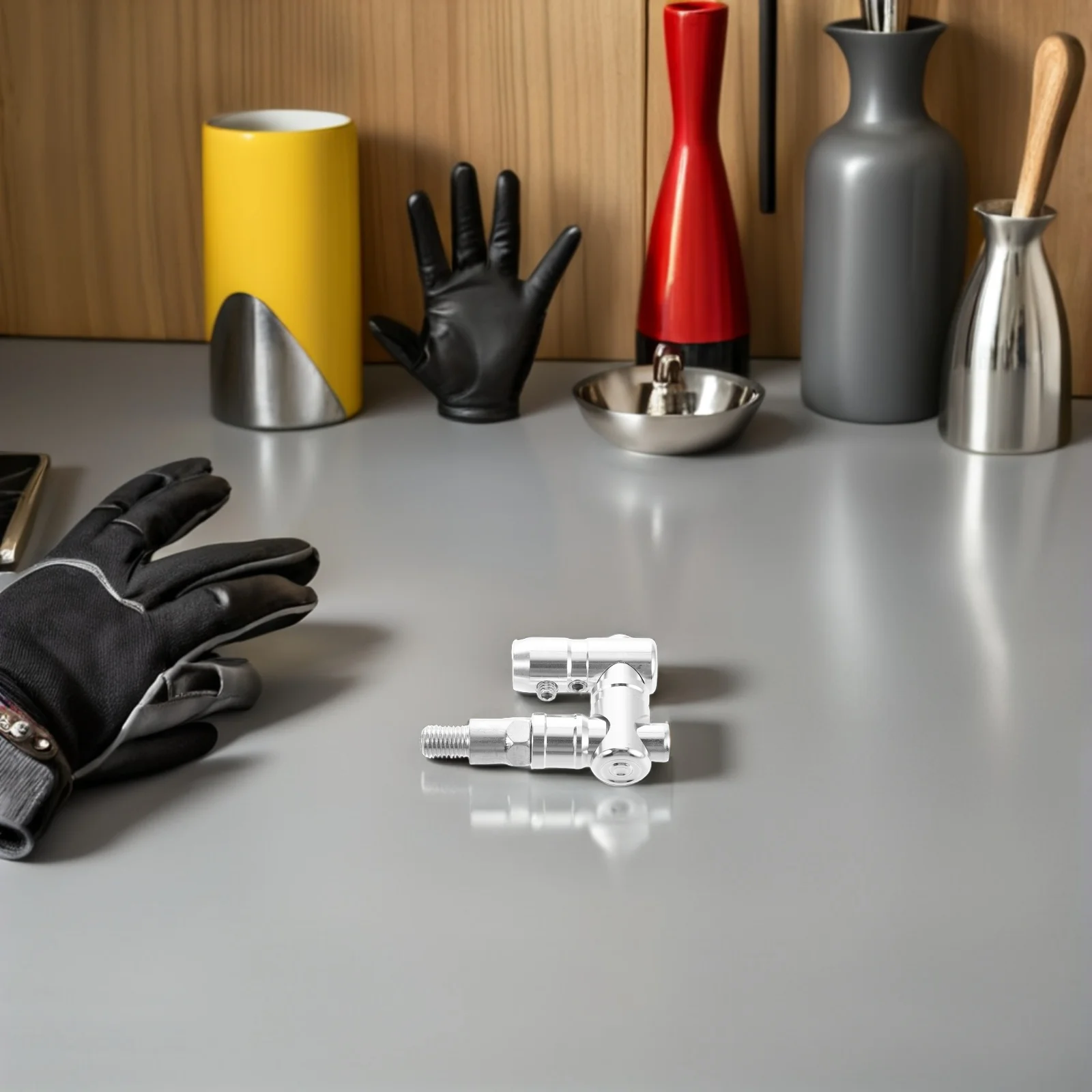 

2pcs Motorcycle Rearview Mirror Mount Screws 10Mm Aluminum Alloy Universal Thread Adapter For Atv Scooter Silver Rearview Mirror