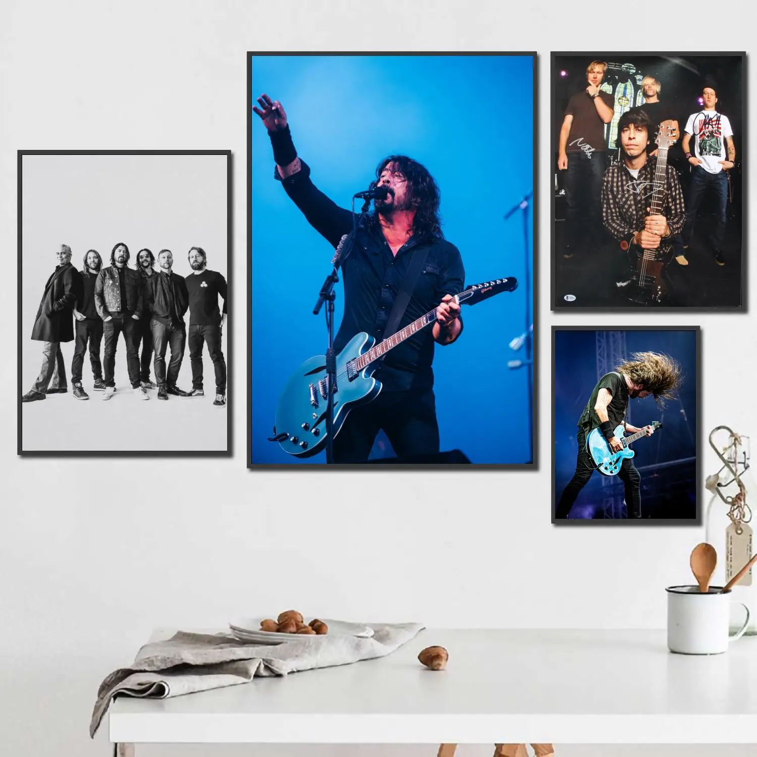 Foo Fighters Band 24x36 Decorative Canvas Posters Room Bar Cafe Decor Gift Print Art Wall Paintings