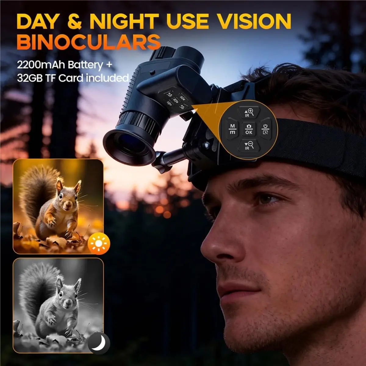 New Electronics 4K Night Vision Monocular Infrared Digital Night Vision Device with Starlight Sensor 8x Zoom Telescope for Outdo