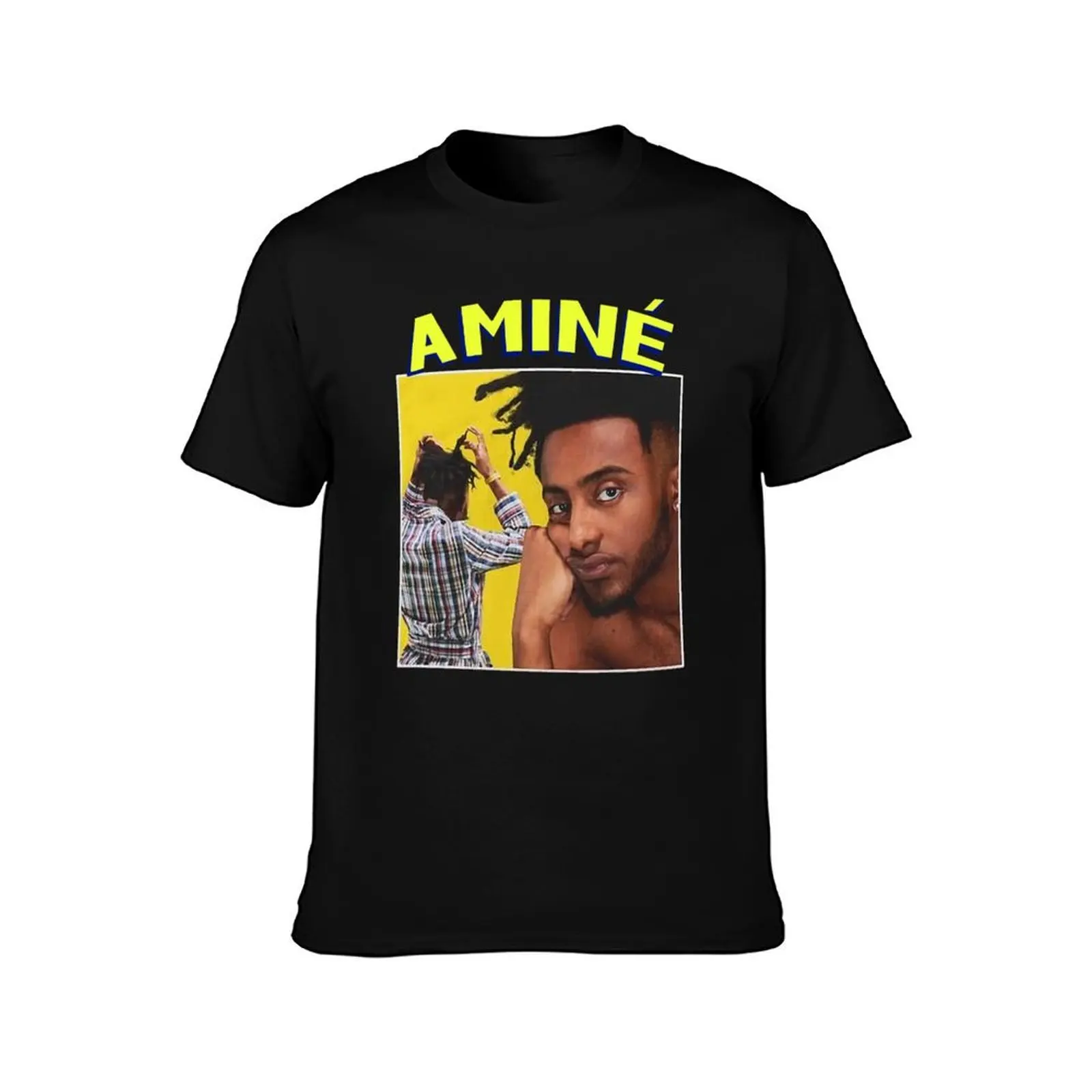 Amine, 90_s, Vintage T-Shirt Breathable Mesh Panel T-Shirt