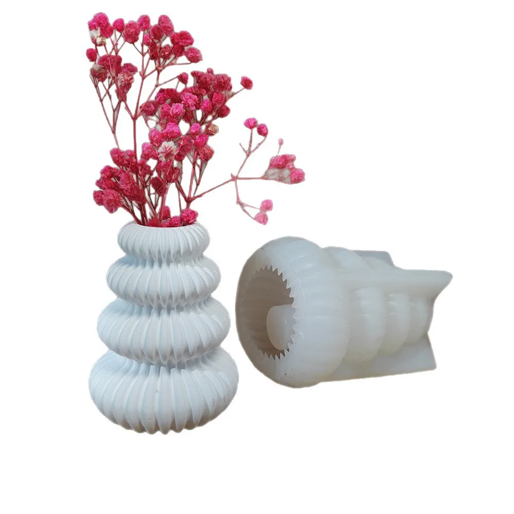 عيد الميلاد زهرة وعاء قالب من السيليكون DIY عطلة الخبز كوكي كعكة الشوكولاته الحلوى صينية ديكور، عيد الميلاد الراتنج الاسمنت الحرف القالب