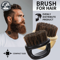 1pcs Men's Beard Styling Comb,Brush for Beard and Hair, Medium Stiffness/ Gift for Man/ for Fade Professional Hair Styling Tools