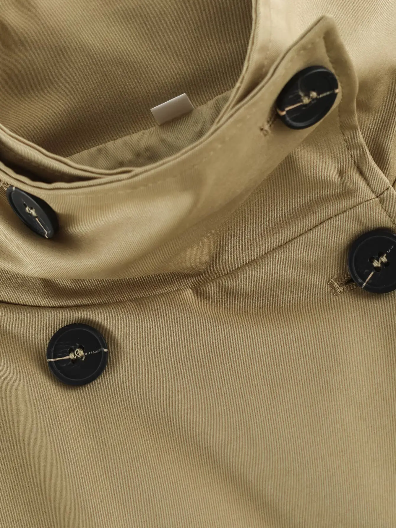 TFMLN Schicke Damenweste mit Stehkragen, doppelreihig, ärmellos, Streetwear-Trenchcoat, neue Herbstmode, plissierte Weste – Detail 17