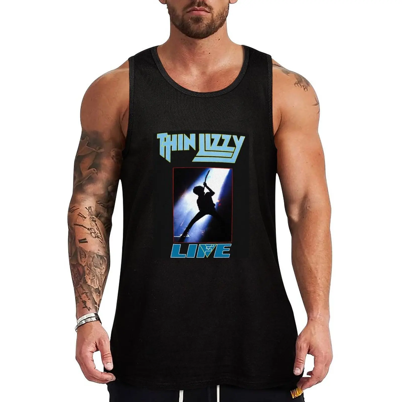 Thin lizzy band Tank Top Comfort Basic Tank Top Cotton Sleeveless Daily Shirt