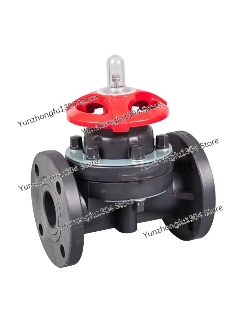 

FRPP Flange Diaphragm Valve Diaphragm Valve Pp Diaphragm Valve Corrosion Resistant Acid and Alkali High Temperature Resistant