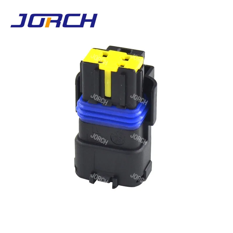 5 مجموعات من مقابس موصل السيارة النسائية ، 4 سنون ، مقاوم للماء ، لـ FCI SICFHPE04BK Delphi 15369055 #4