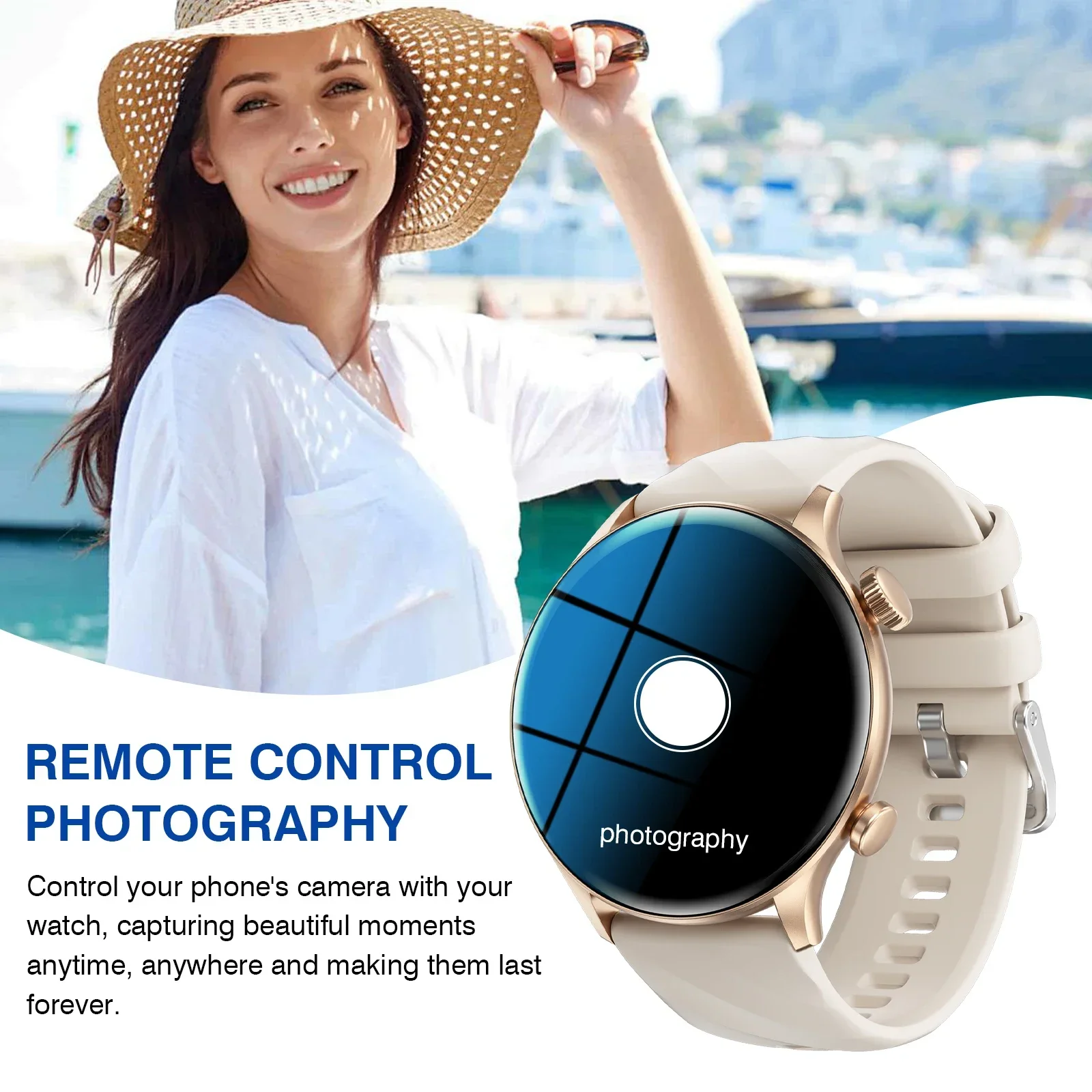 ساعة ذكية رياضية خارجية، تذكير بالمعلومات، مكالمات لاسلكية، ساعة رياضية متعددة الوظائف للرجال والنساء