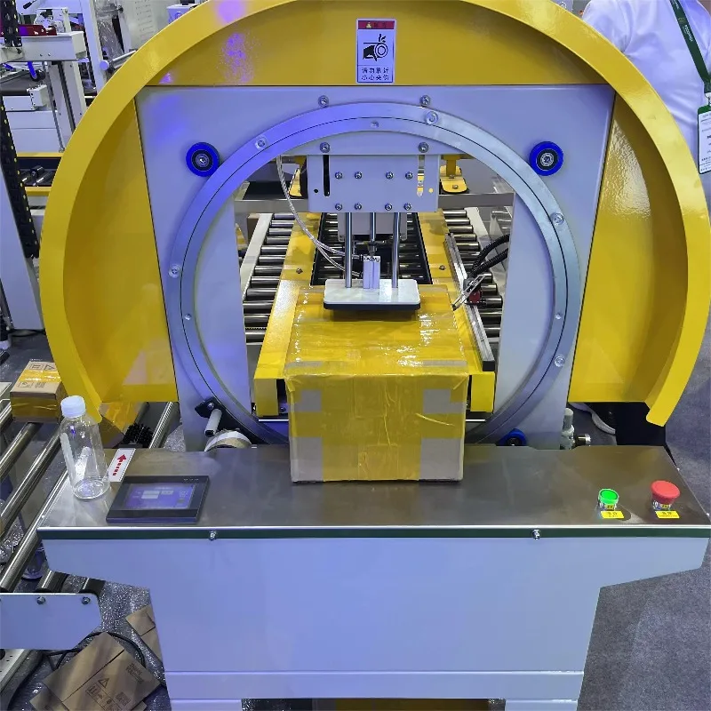 

Tape Strapping Machine Carton Sealing Tape Ring Wrap Packaging Carton Strapping Machine