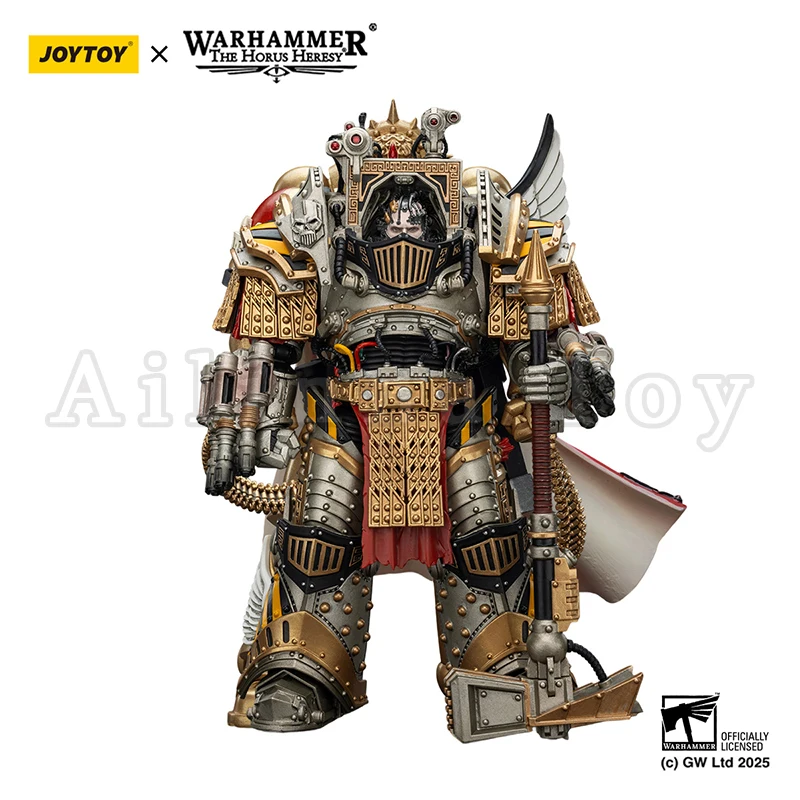 JOYTOY 1/18 Action Figure The Horus Heresy Iron Warriors Perturabo, Primarch of the lVth Legion Anime Toy Model