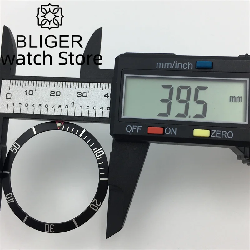 BLIGER 39,5 milímetros x 32,8 milímetros alumínio moldura se encaixa 41 milímetros caso