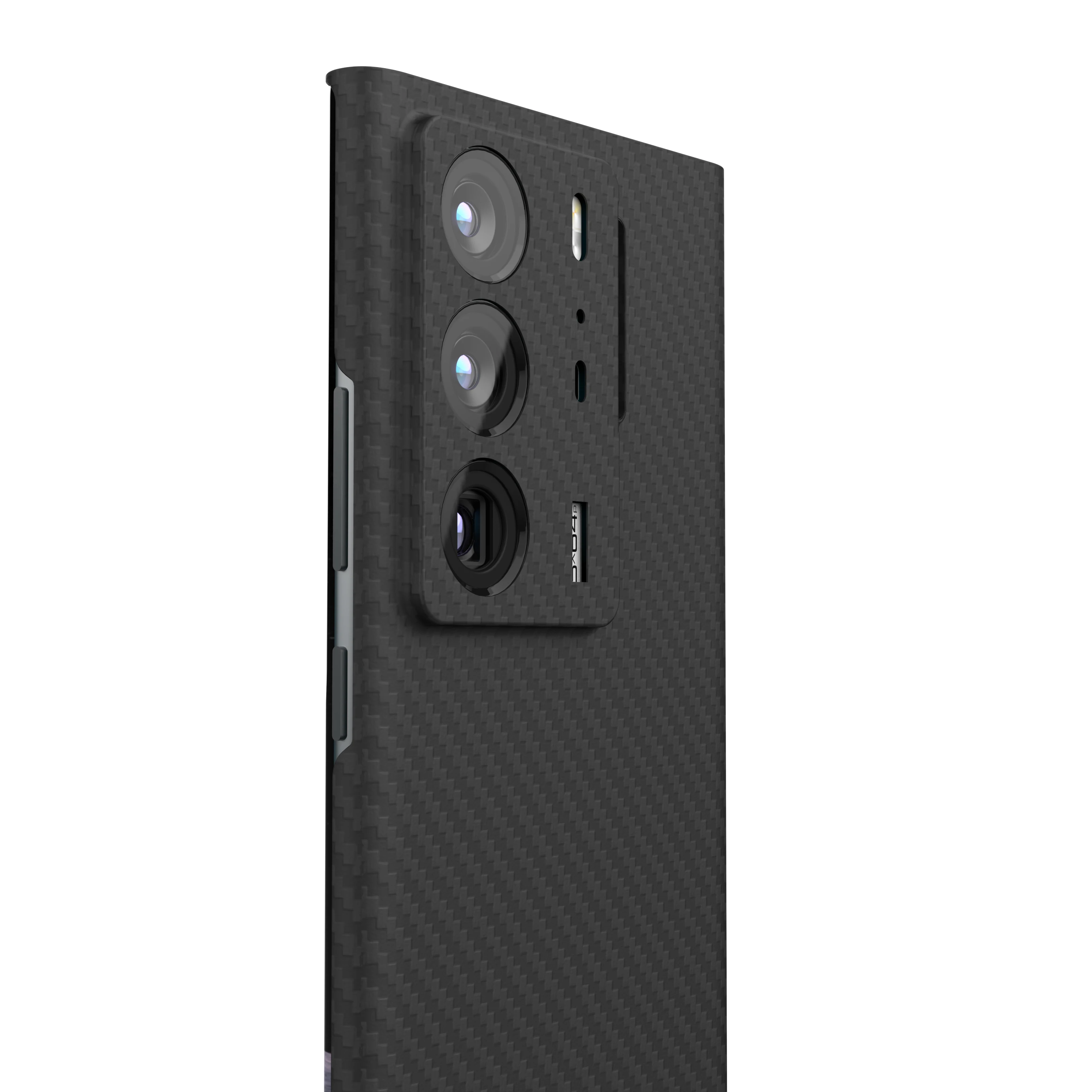 Real Pure Carbon Fiber Case For ZTE Axon 40 Ultra Original Official Design Aramid Fiber Cover for ZTE Axon 40 Pro Ultra 5G Case