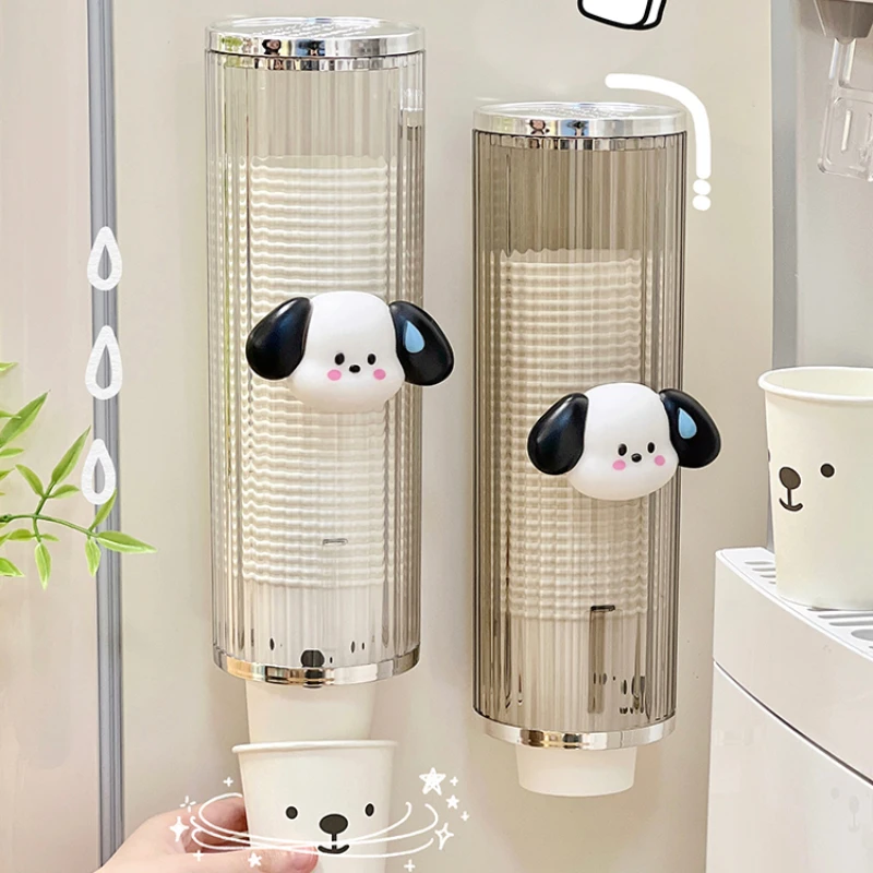 

Disposable Cup Remover Paper Cup Holder Perforation-free Paper Cup Holder Water Cup Storage Rack Storage Box Cup Holder