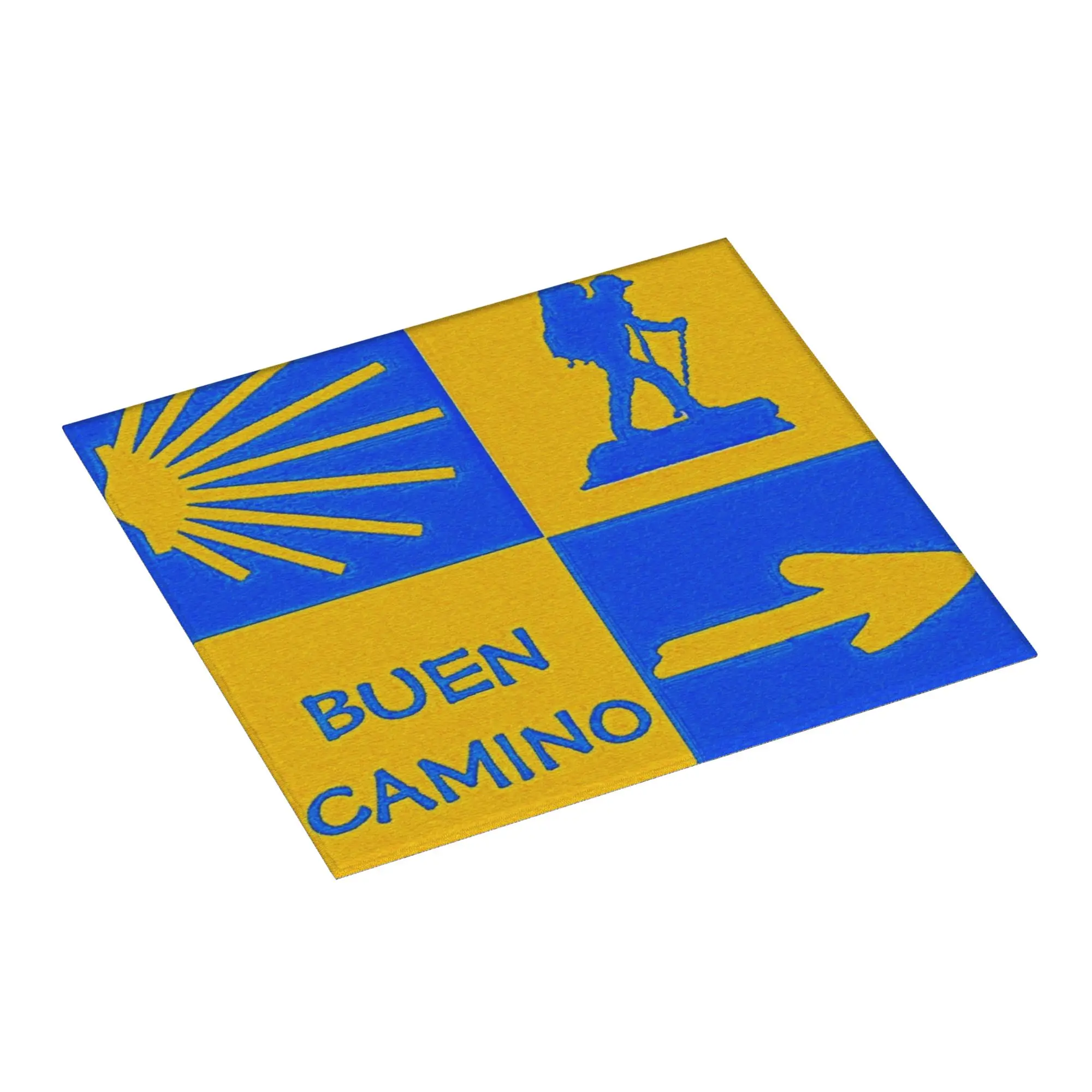 Drying Mat For Kitchen Spain Compostela Water Absorbent Waterproof Camino De Santiago  On Slip Kitchen Counter Protector Mat