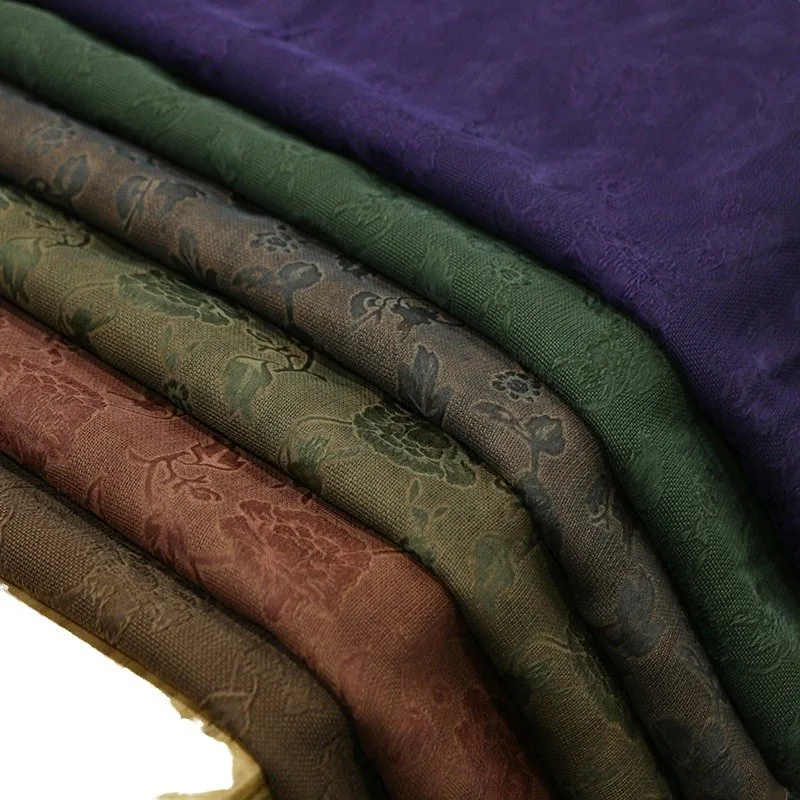 Perforated flower-scented gauze silk fabric a new Chinese-style with traditional Chinese flavor