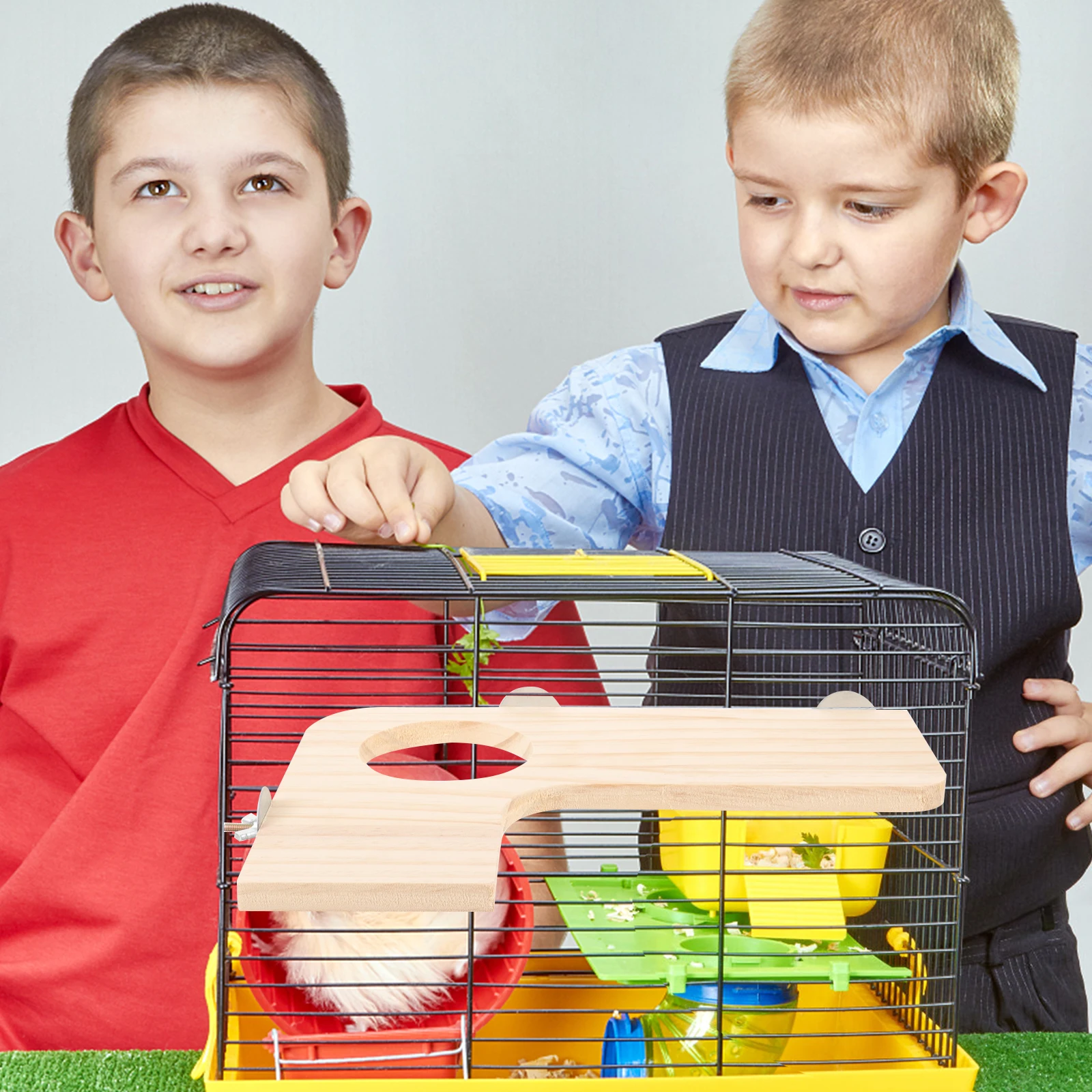 

Wooden Platform Jumping Board Hamster Cage Accessories Chinchilla Climbing Parrot Toy Small Pets Bird Perch Stand Habitat Shelf