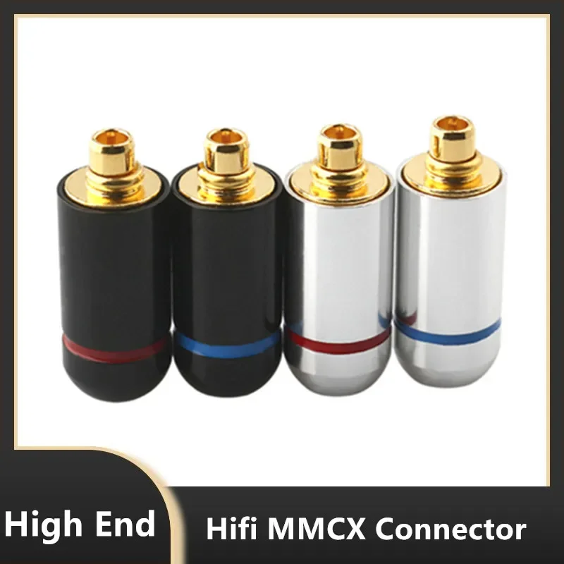 DIY MMCX Connector Gold Plated Headphone Jack Plug Audio Earphone Pins AUX For Soldering UE900 SE535 SE215 W10 W20 W30 Adapter