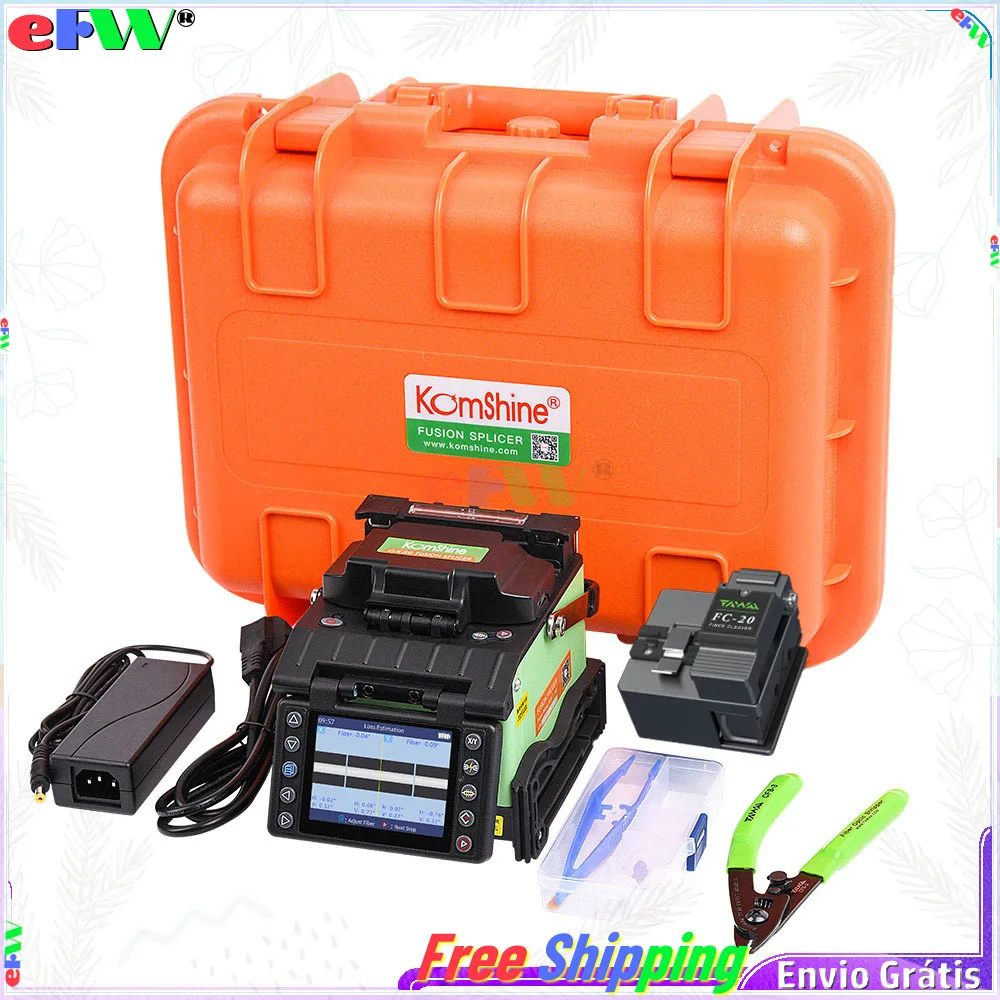 

FTTH Optical Splicing Machine Komshine GX39 Manufacturer Fiber Optic Fusion Splicer with 48,000 Cleaves as INNO Fiber Welder