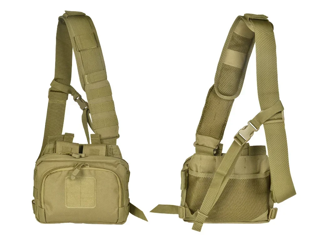 

Tactical 2 Banger Bag Messenger Range Bags Magazine Pouch Crossbody Shooting Hunting Gear Bags Pouch Hunting Storage Bag