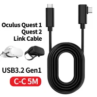 16FT 5M Oculus Headset VR Cable PC VR For Quest 2 And Quest Link Virtual Reality Type-C USB3.2 Gen1 Data Transfer Fast Charge