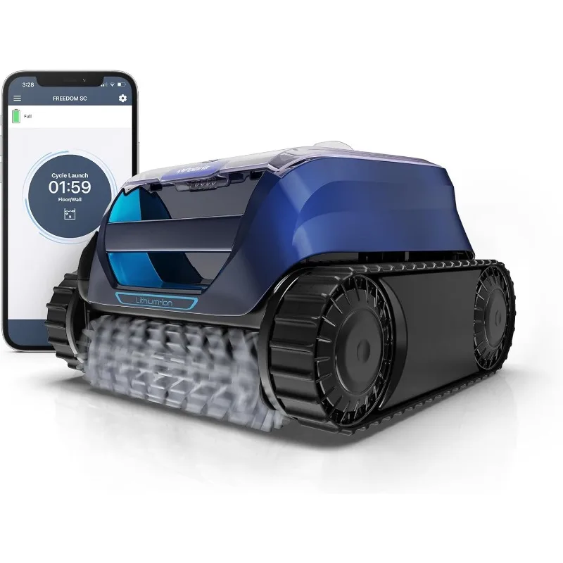 Polaris Freedom SC Cordless Robotic Pool Cleaner, WiFi Enabled, Fast Charging, Dual Modes, Cleans Floor & Walls in 2 Hrs