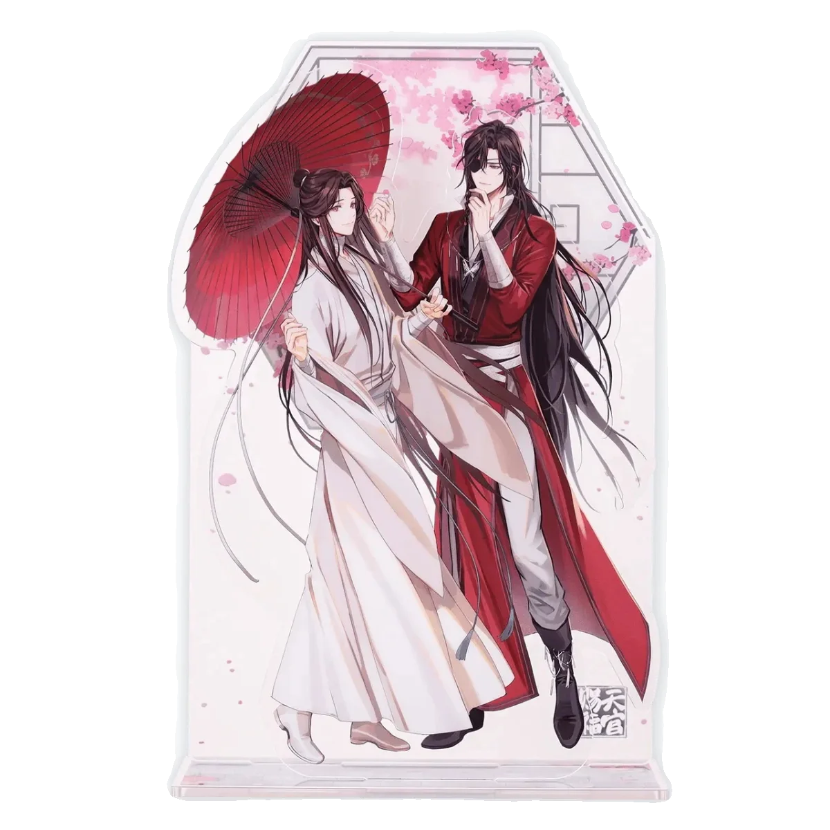 

Anime Tian Guan Ci Fu/Heaven Official's Blessing Hua Cheng Cosplay Be enamoured with flowers double acrylic standing sign