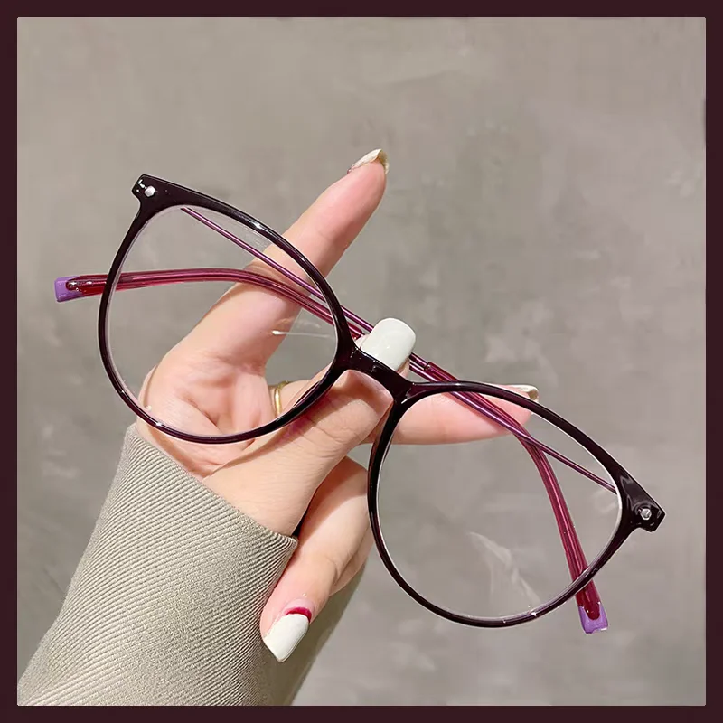 

Chashma Round Eyeglasses Prescription Lenses Teens Ultem Light Frame Men Flexible Optical Eyewear Students Women Spectacle