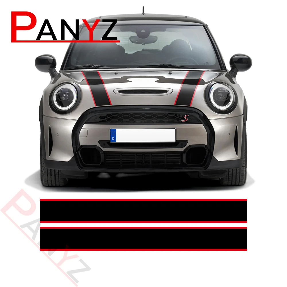 

Car Hood Decal Engine Cover Rally Line Bonnet Stripe Sticker For MINI Cooper R55 R56 R57 R58 R59 R60 R50 R52 R53 F54 F55 F56 F60