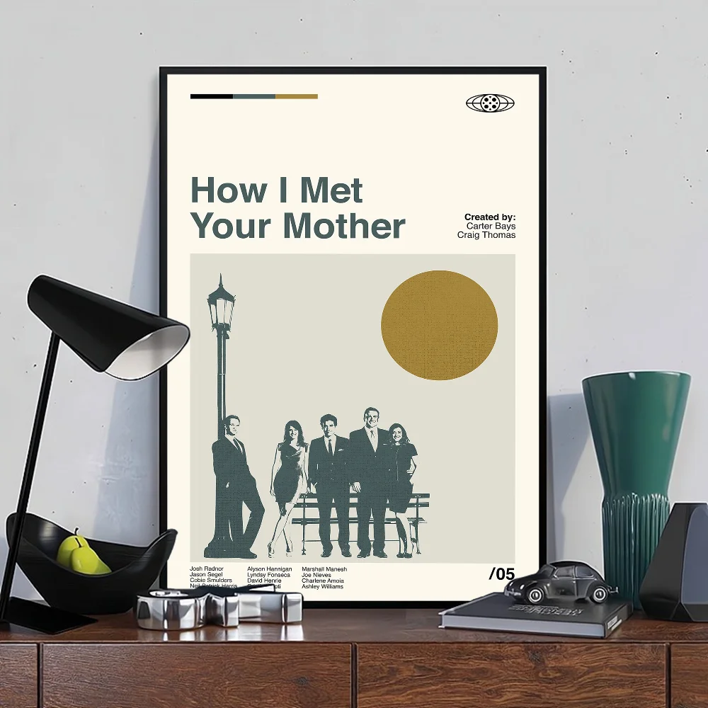 How I Met Your Mother Classic Movie Posters Vintage Room Bar Cafe Decor Nordic Home Decor