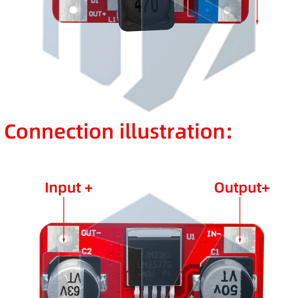 1~10PCS DC-DC-Stromversorgungsmodul, Boost-Modul, Step-Up-Spannungswandler, Spannungsregler XL6019/LM2577, einstellbarer Ausgang – Detail 5