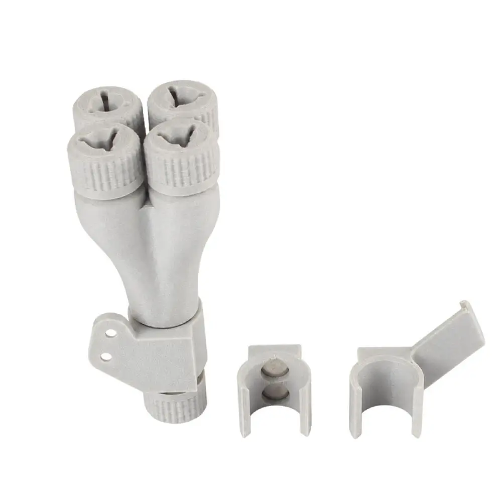 3D Printer Filament Splitter For Bambu Lab X1 P1 Series AMS Support 4 In 1 Feed Path Multi Material Upgraded Part