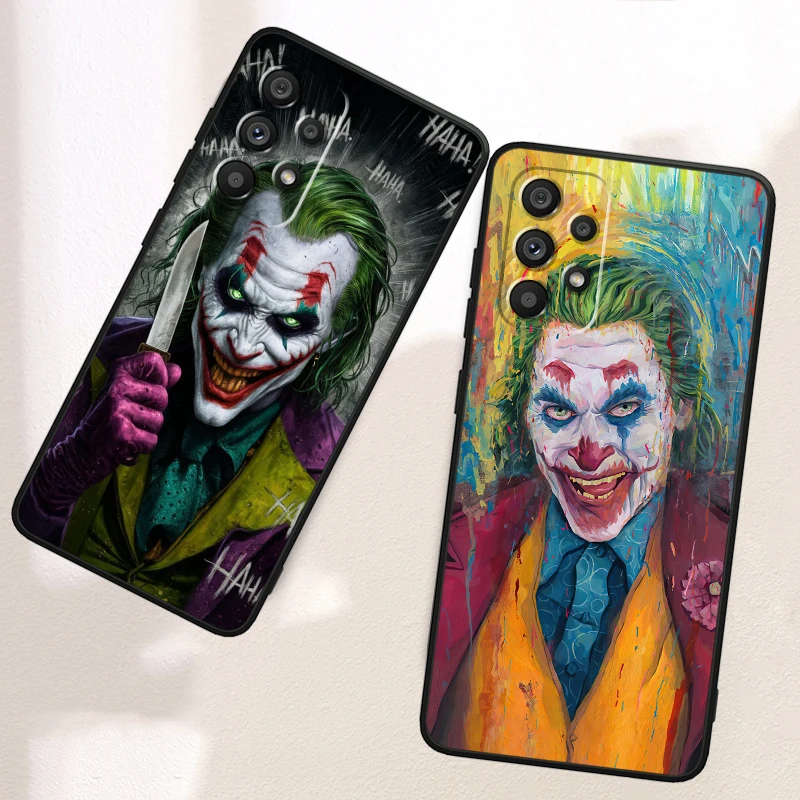 J-Jokers Anime Luxury Cool For Samsung Note 20 10 Ultra Plus A31 A14 A12 A70 A34 A25 A04 A05 A15 A24 5G Black Back Phone Case