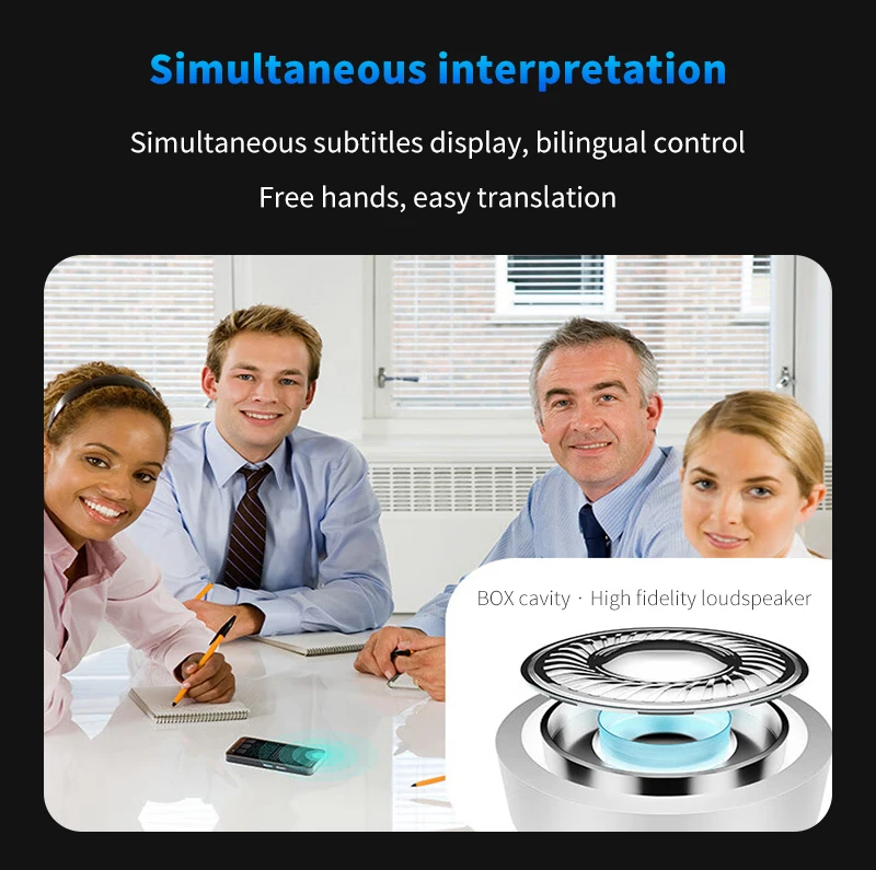 S85 Pro 4‑Inch Touch‑Screen Language Translator Device,138 Languages,Voice Video Recording,Offline Translation,8GB 2000mAh