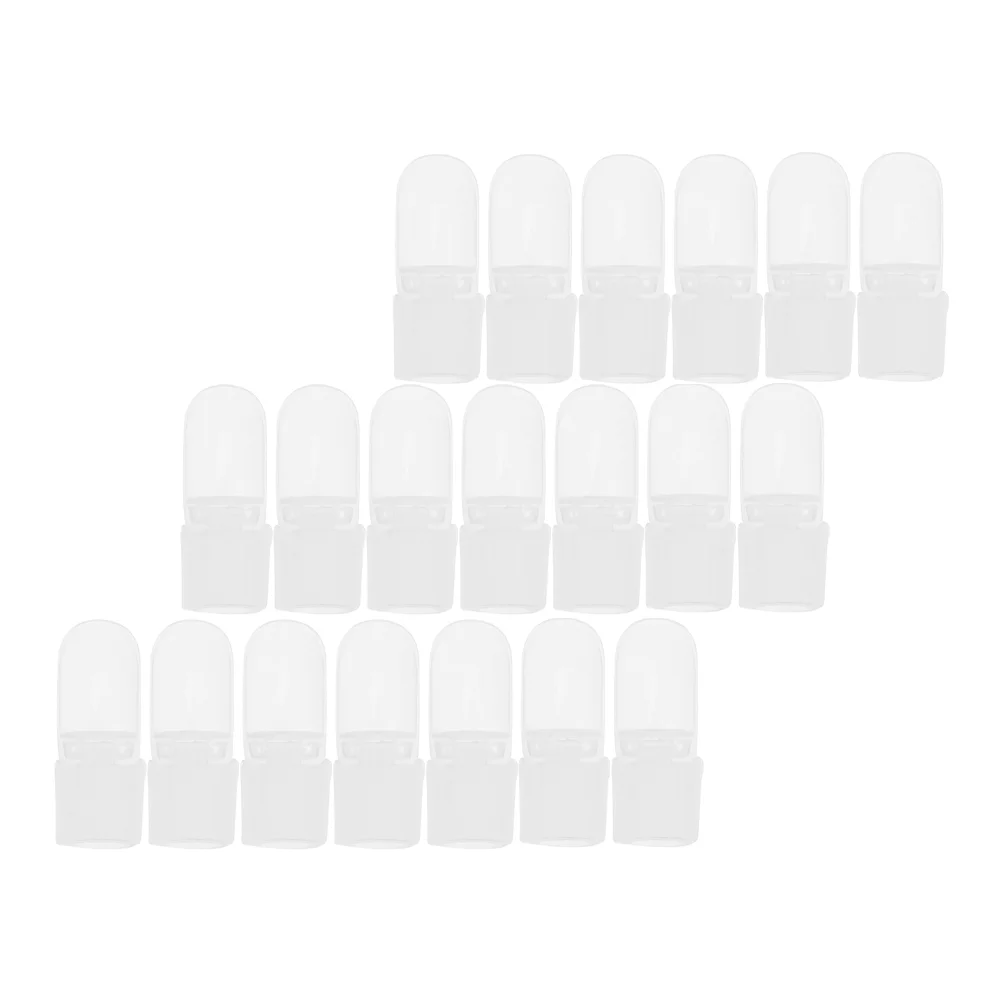 30 Pcs Nail Case Smudge-proof Covers Manicure Polish Varnish Protectors Protective Agent Drying Tips Removal Tools Plastic