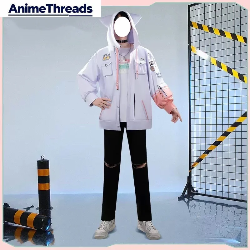 

THREAD VTuber Cheng Wen Cosplay Costume Cos Game Anime Party Uniform Hallowen Play Role Clothes Clothing