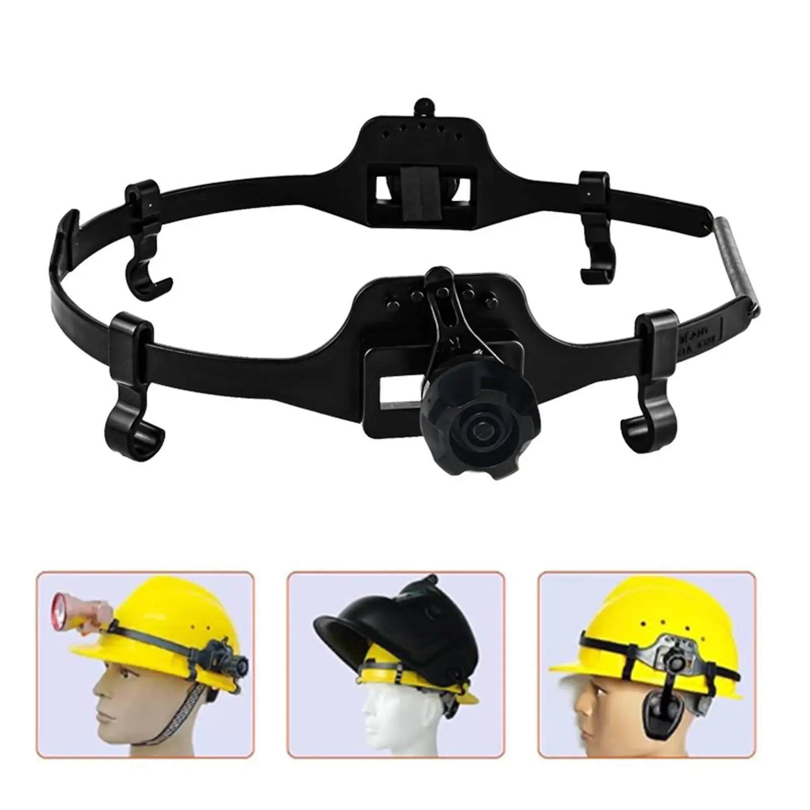 Adaptador de casco de repuesto, adaptador de montaje de tapa de accesorio estilo Halo Universal