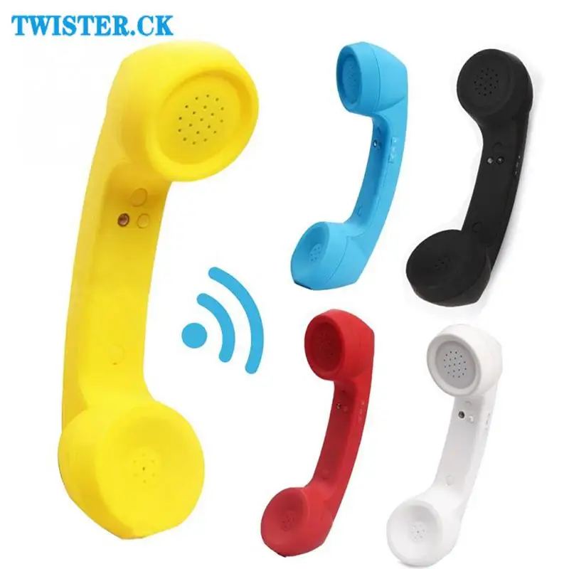 Wireless Bluetooth-Compatível Receptor Retro, Anti-Radiação Telefone Handset, Microfone Externo, Acessórios Chamada