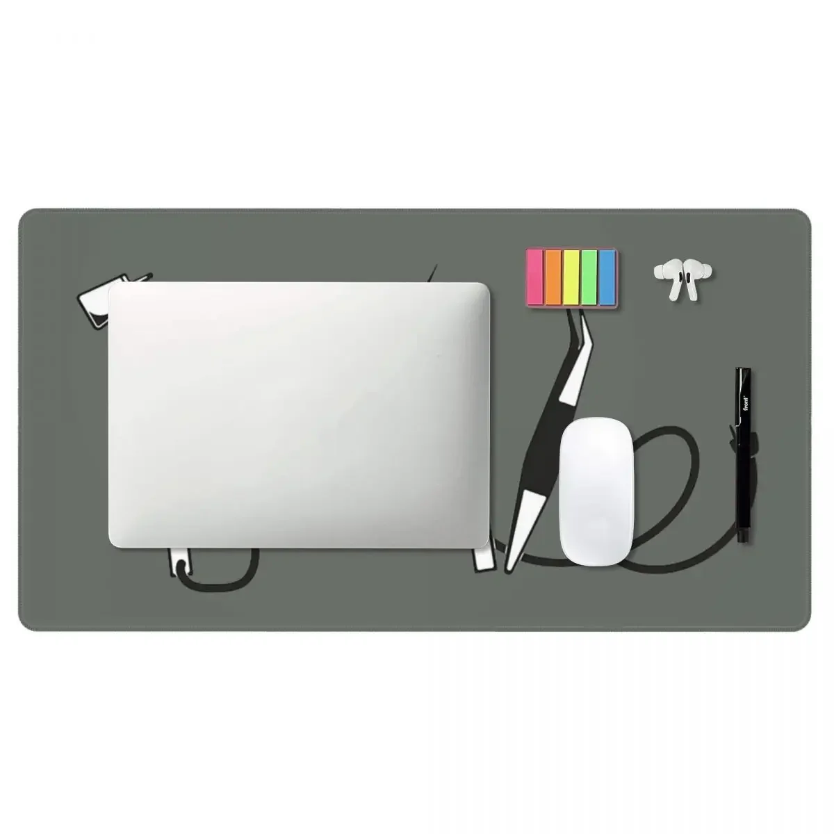 Large Mouse Pad Dentist Dental Teeth Tooth Doctor Funny Gift Gamer PC Laptop Mats Keyboard e Accessories Desk Mat