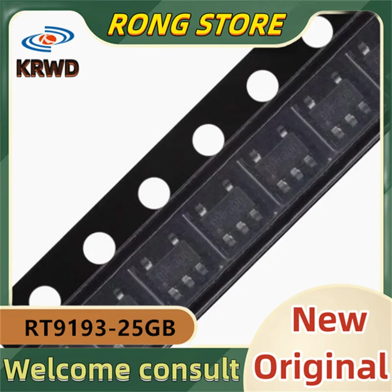 

50PCS DH=30D New and original RT9193-25GB RT9193-25 RT9193 SOT23-5