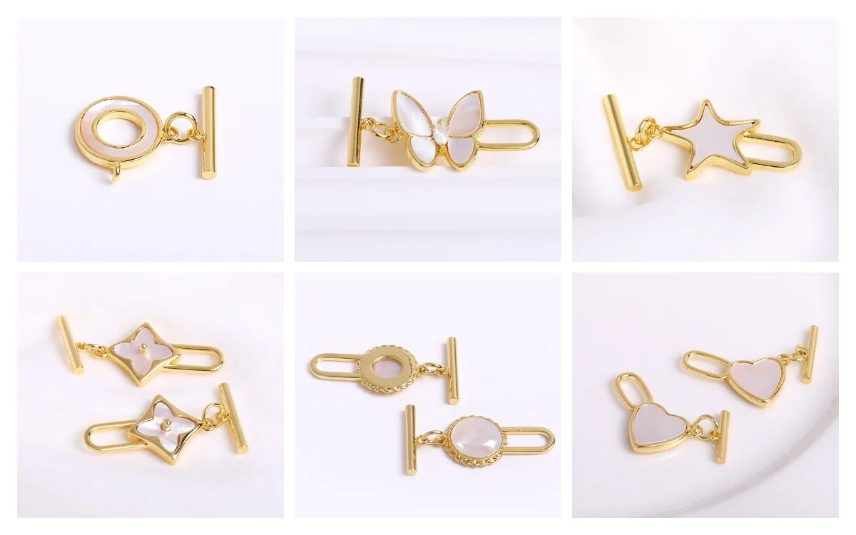18K Gold Plated Inlaid Zircon Conical Beads Caps Tassel Caps,Separators For Beads,DIY Bracelet Earring Jewelry Making Fittings