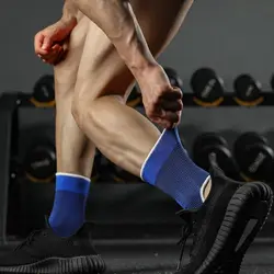 New Nylon Ankle Support Black Grey Nude Blue Compression Ankle Compression Support Feet Bandage Unisex