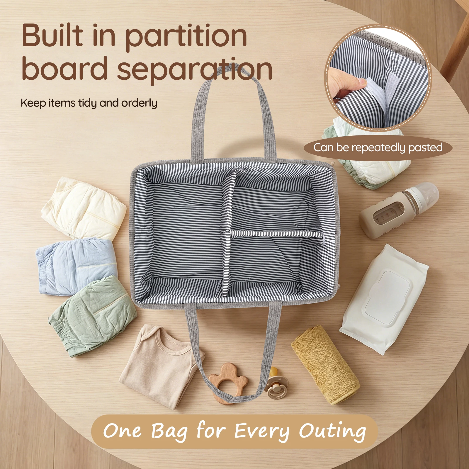 Baby Nappy Caddy Organizer Fol - огляд і ціна Baby Nursery Organiser