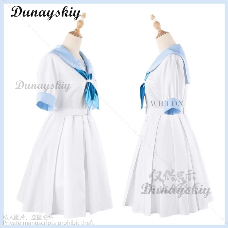 Vtuber 홀로라이브 도코야미 토와 유키하나 라미 코스프레 코스튬 허니웍스 멤버 JK 원피스 교복, 사랑스러운 파티 세트