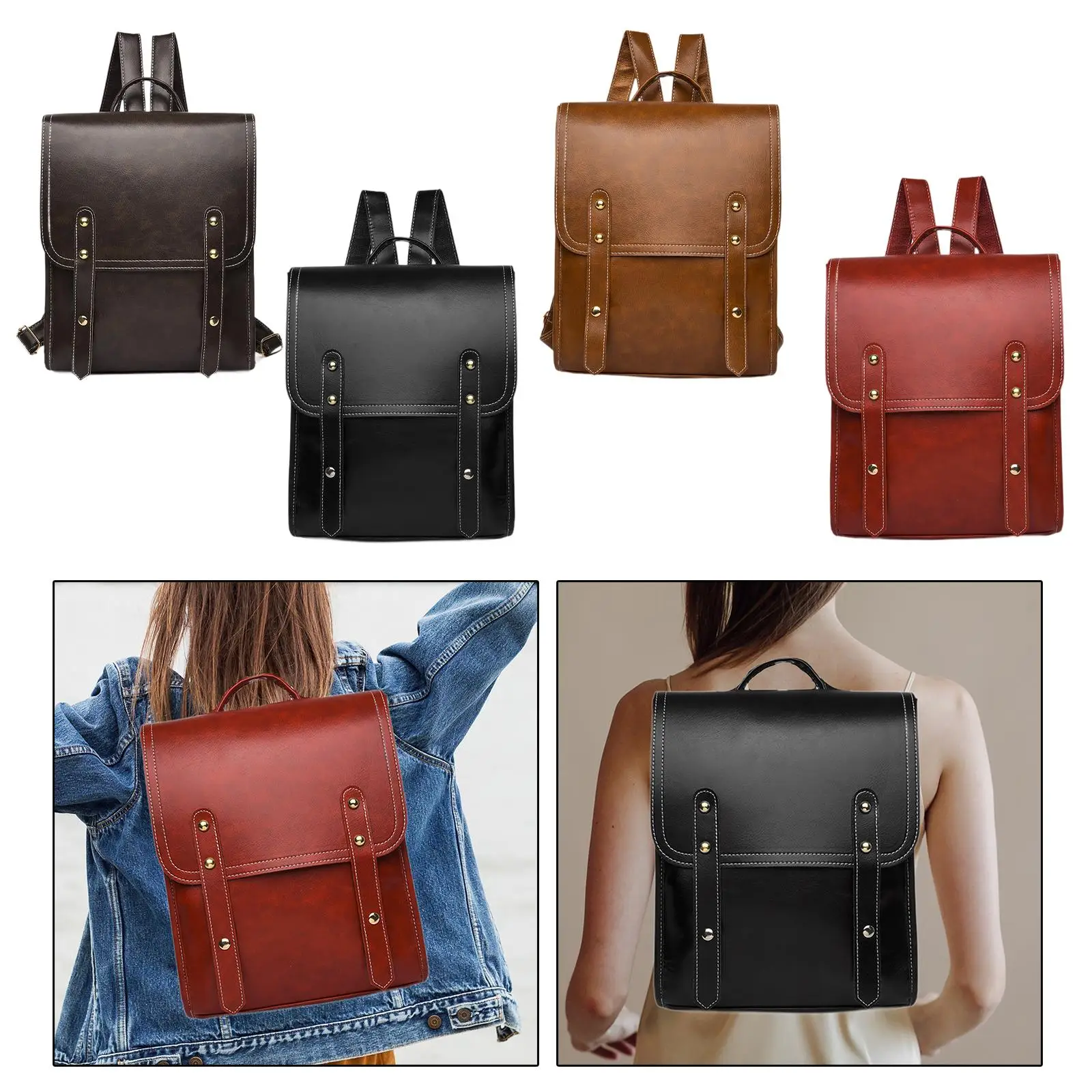 กระเป๋าเป้สะพายหลังผู้หญิงกระเป๋าเป้สะพายหลังความจุขนาดใหญ่ญี่ปุ่นอินเทรนด์กระเป๋าเป้สะพายหลังแบบเรียบง่าย