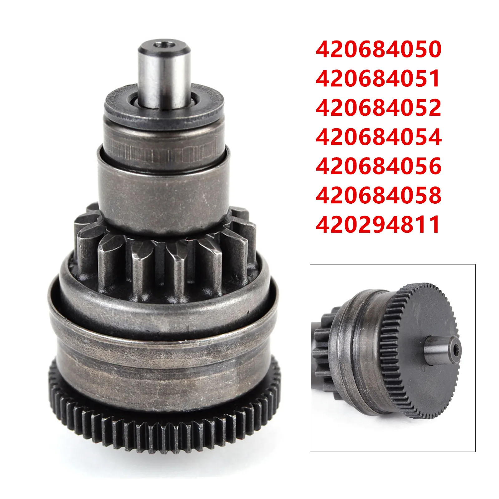 Arrancador Bendix para Can-Am Outlander 330 400 STD XT 450 EFI T3 MAX450 MAX570 Defender HD5 Trxaxter HD5 420684050 420684051