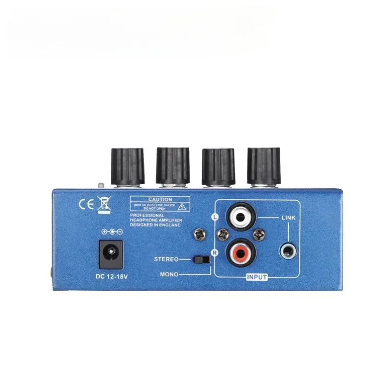 Leicozic Stereo Headphone Amplifier 4 Channel Amplificatore DC12V Power Adapter Studio Recording Equipment DJ Audio Amplificador