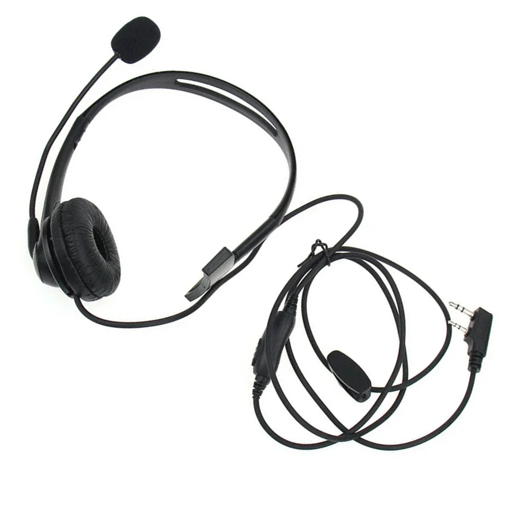 Earbud Microphone 2-pin PTT Headset For Noisy Environments Tested Quality Control K-type 2-pin Connector For Quansheng TG Series