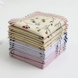 3-Pack of Elegant Handkerchiefs for Women, Pure Cotton Sweat-Wiping Handkerchiefs, Holiday Gifts, Wedding Supplies, Placemats