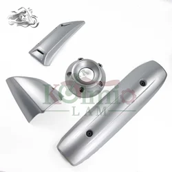 Fit for Yamaha XP500 TMAX500 TMAX 500 2008-2011 Motorcycle Exhaust Pipe Cover Cowl TMAX530 2012-2016 TMAX 530 XP 530 500
